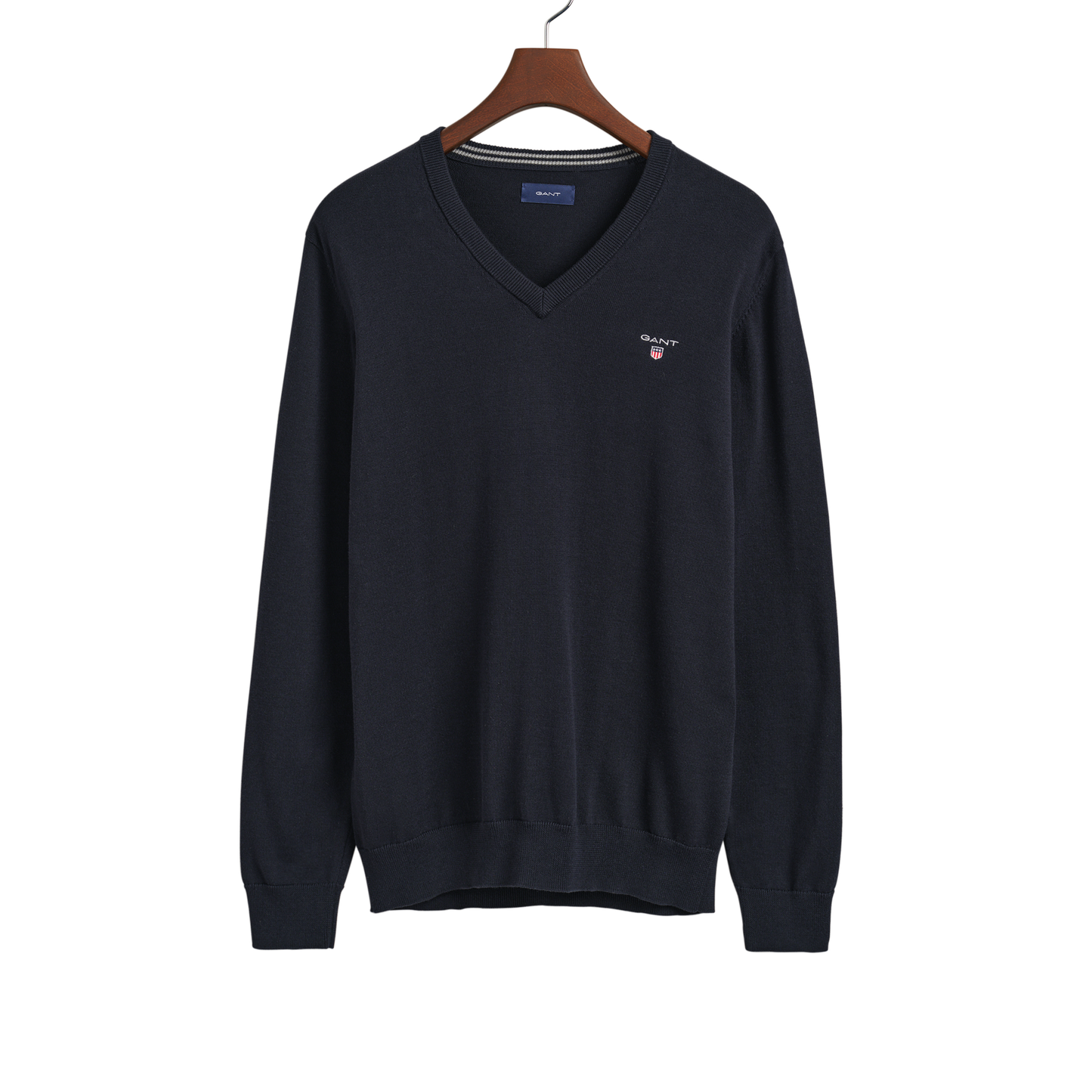Gant 8030552 433 Evening Blue Classic Cotton V-Neck