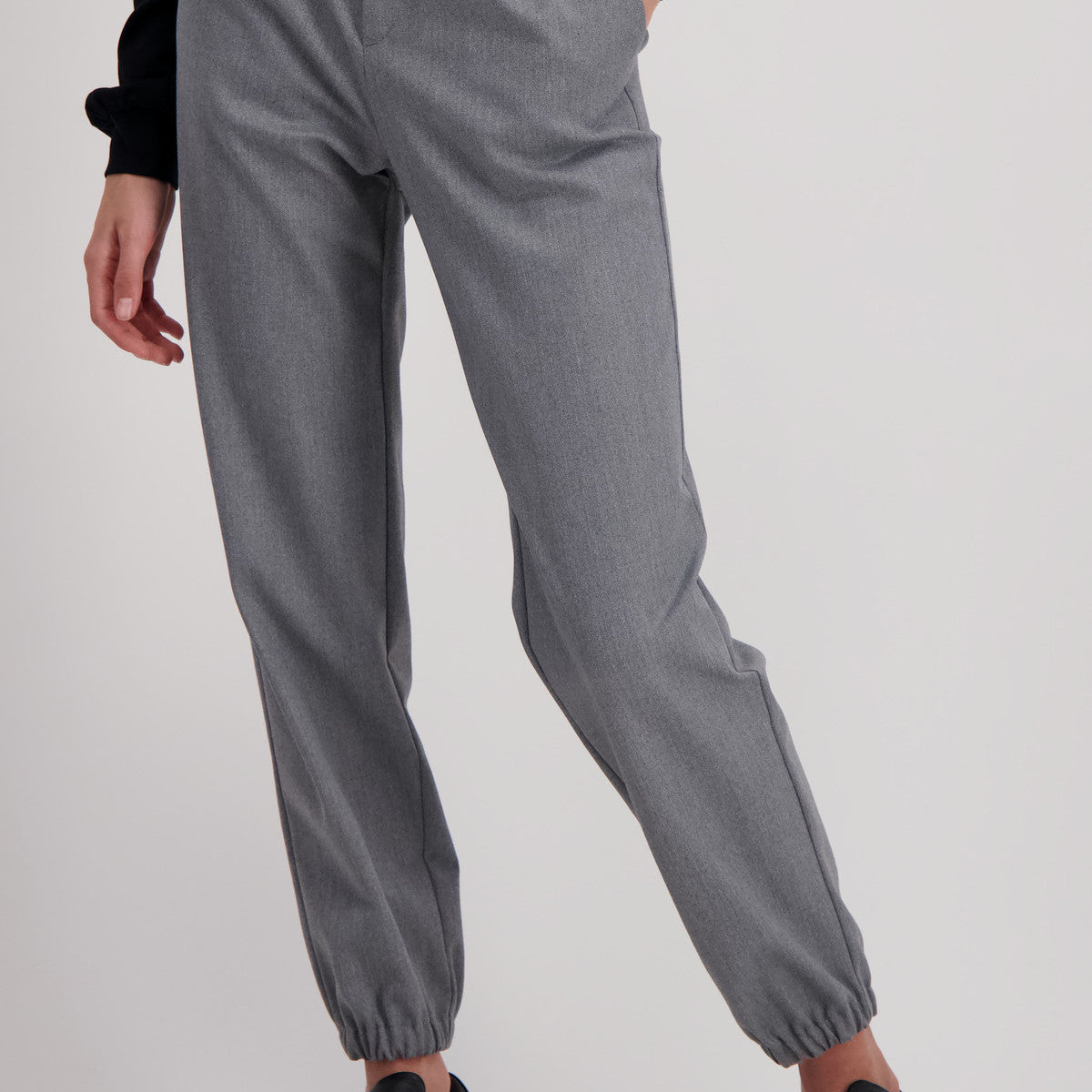 Monari 806111 881 Platinum Melange Trousers