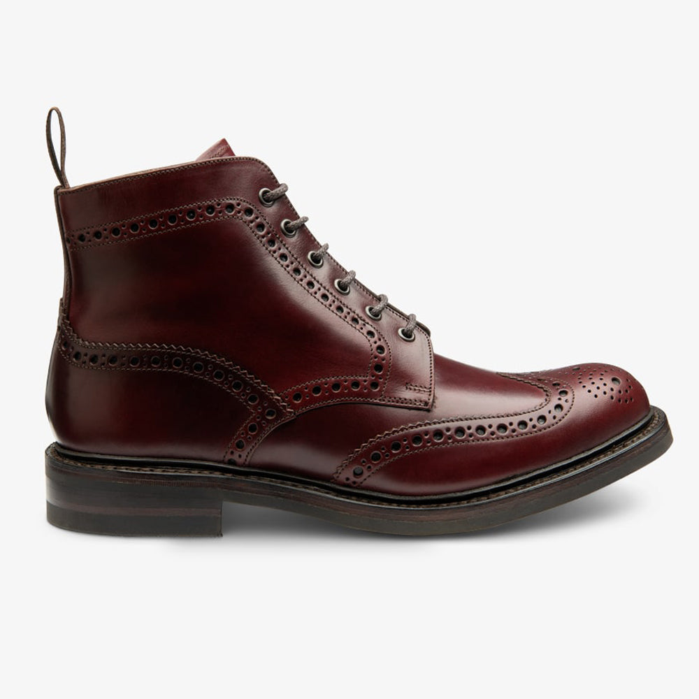 Loake Bedale Burgundy Boots