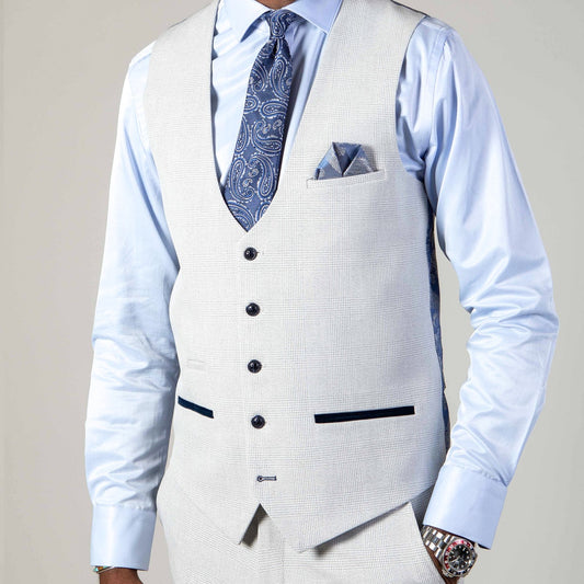 Marc Darcy Bromley Stone Waistcoat