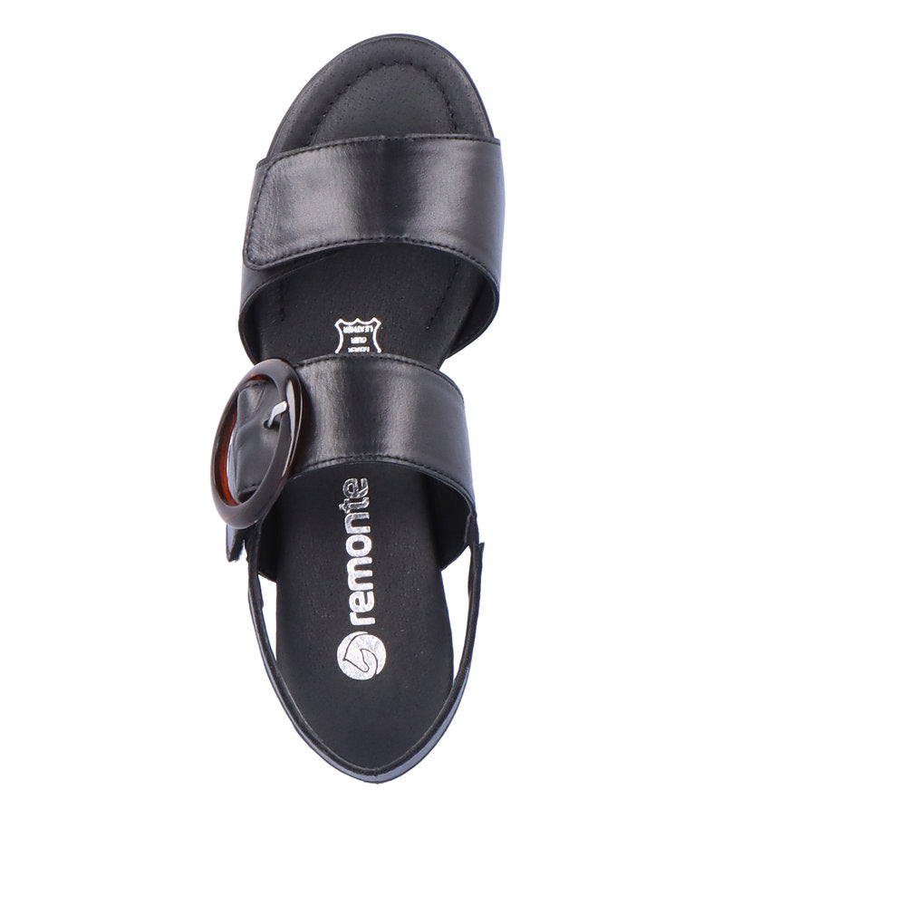 Remonte D0P53-00 Black Sandals