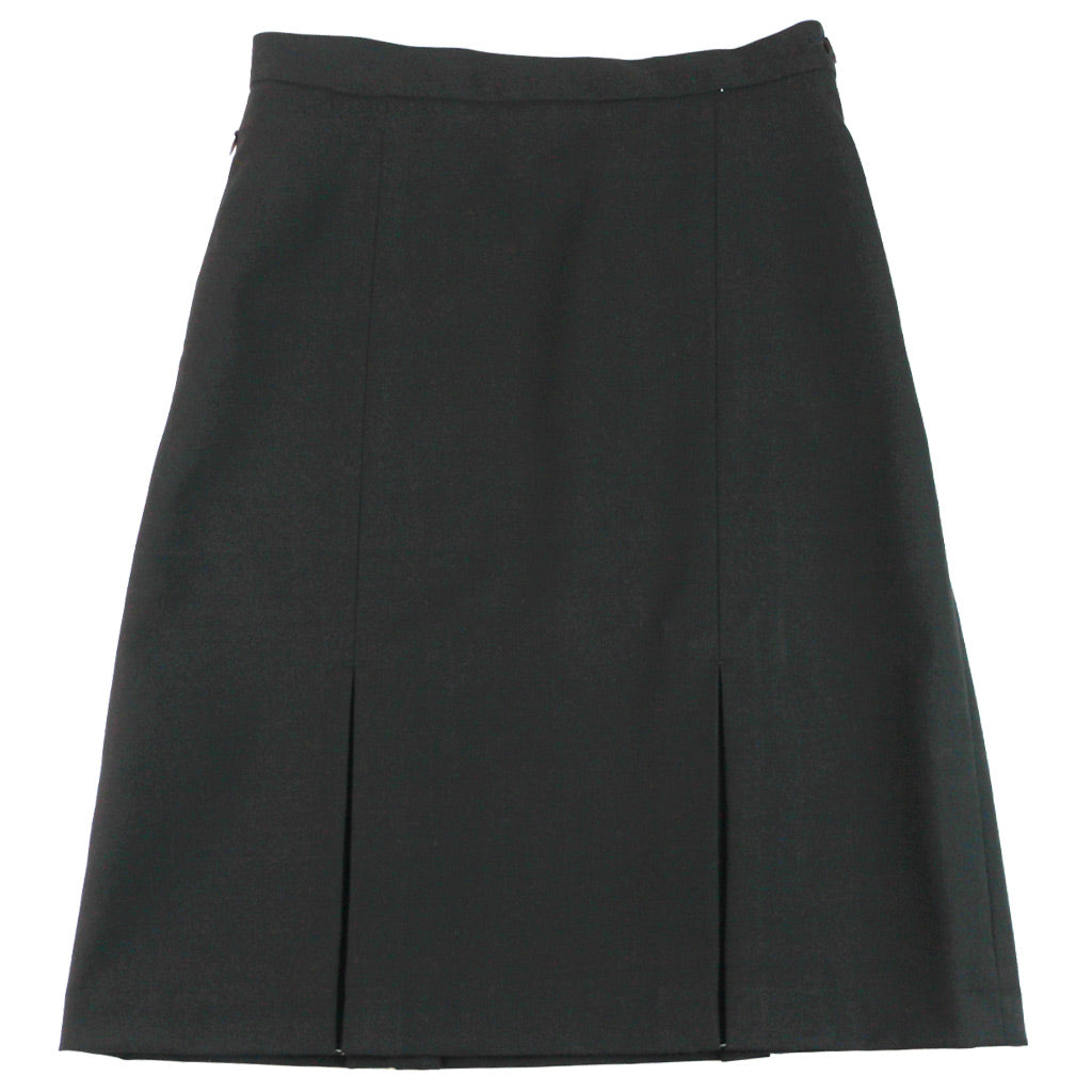 Grey 4 outlet kick pleat skirt