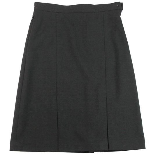 1880 Club 93932 Charcoal Kickpleat Skirt