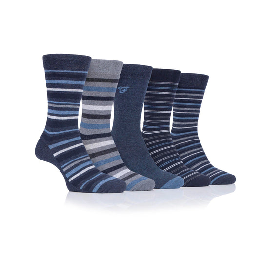 Farah Stripe Denim 6-11 Sock 5 Pack