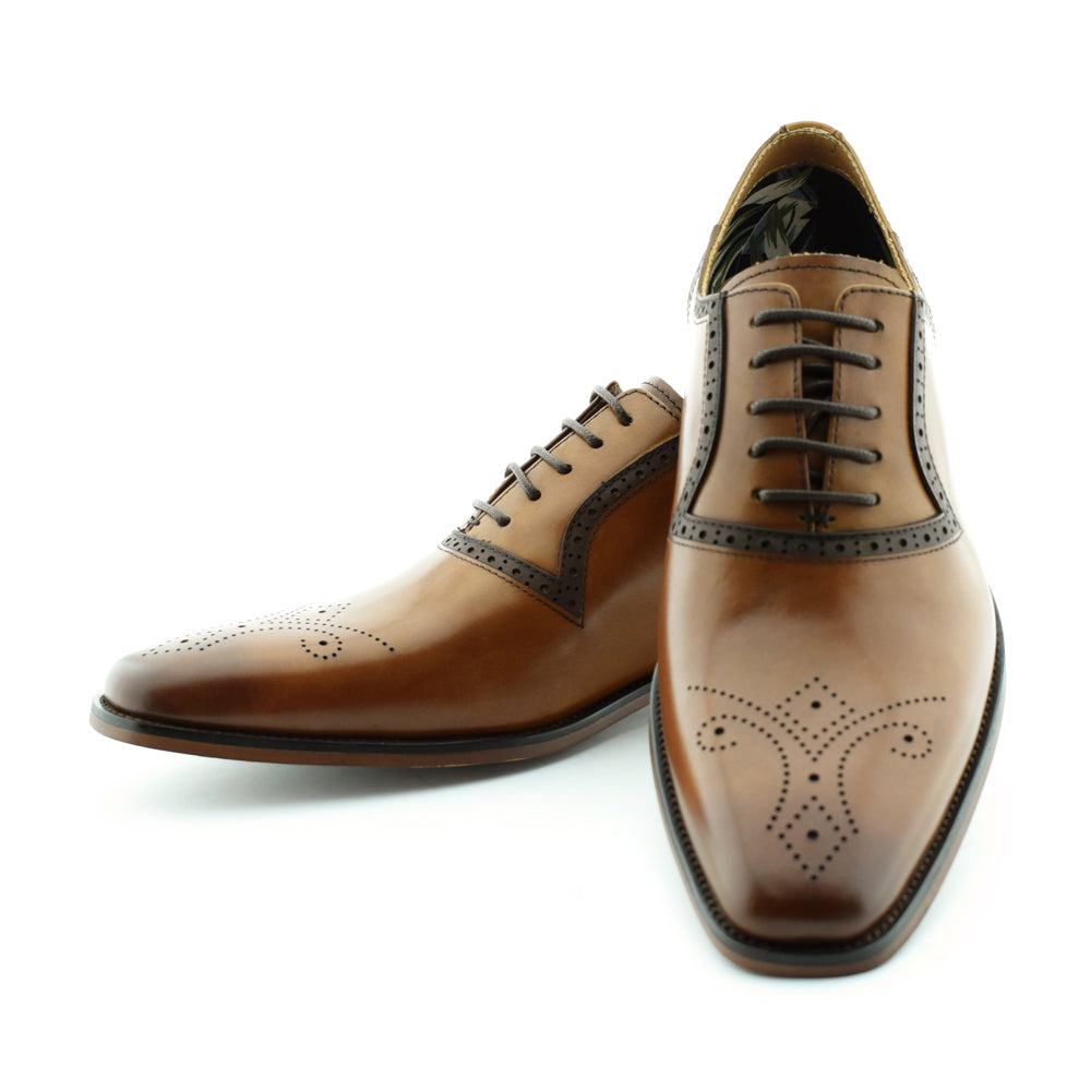 Paolo Vandini Gace Tan Formal Shoes