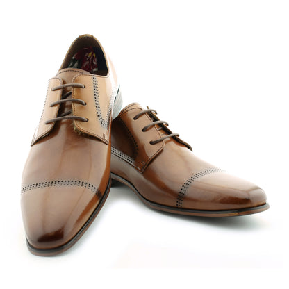 Paolo Vandini Galvin Tan Formal Shoes