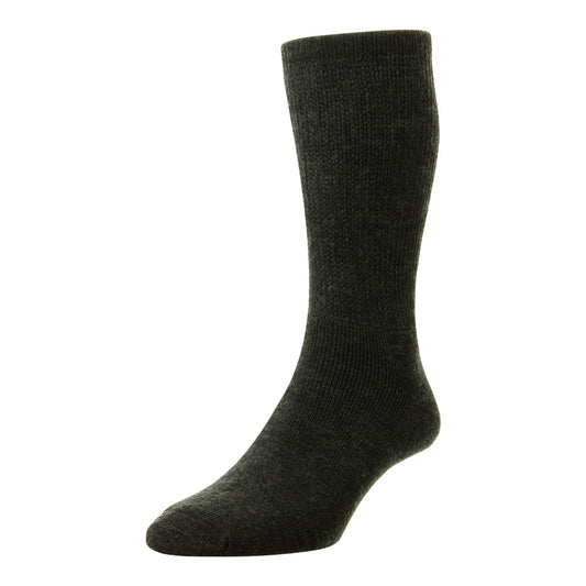 HJ Hall HJ1352 Diabetic Charcoal Wool Sock