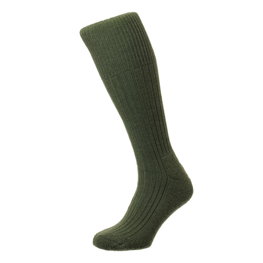 HJ Hall HJ3000 Commando Olive Green Boot Sock