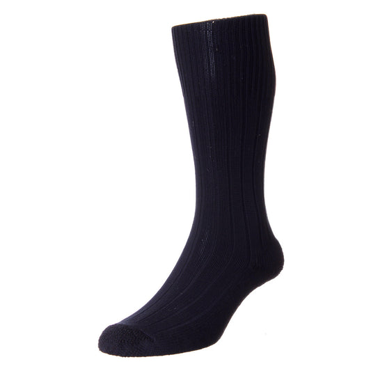 HJ Hall HJ7 Indestructible Navy Cushion Sole Boot Sock