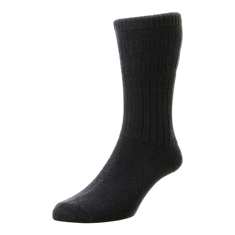 HJ Hall HJ95 Thermal Navy Wool Softop Sock