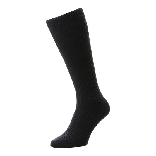 HJ Hall HJ98 Mid Calf Navy Softop Sock