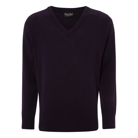 Franco Ponti Purple V-Neck Pullover