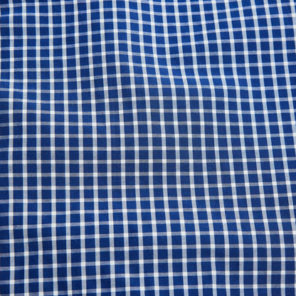 Rael Brook Standard Fit Blue and White Check Loungewear Short Set