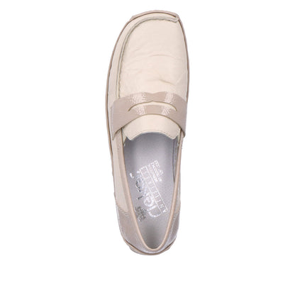 Rieker L1752-60 Cream Casual Shoes