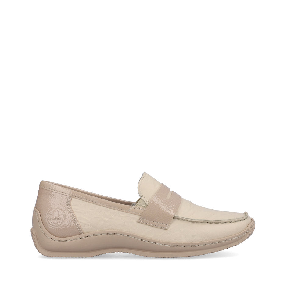 Rieker L1752-60 Cream Casual Shoes