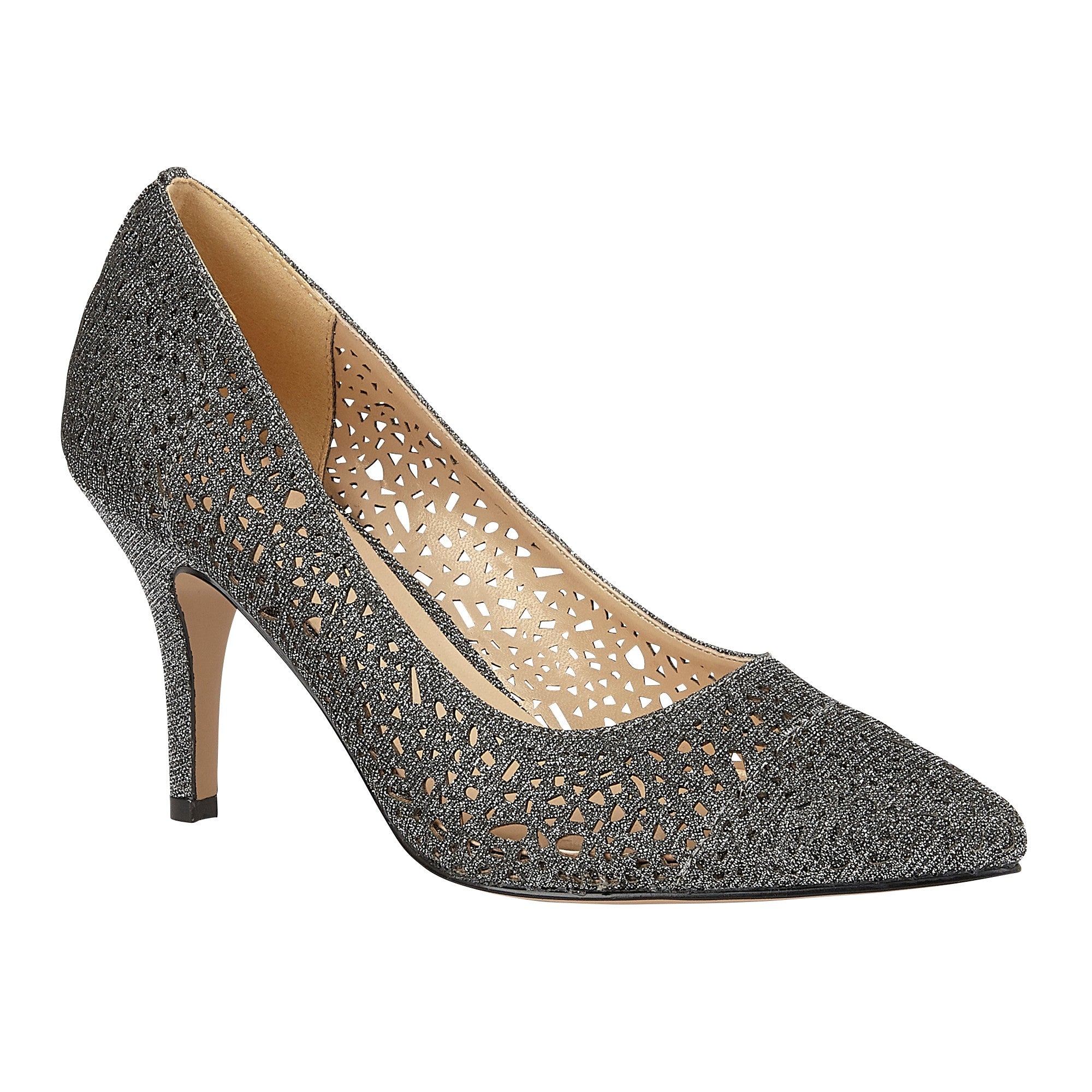 Pewter dress shoes low heels sale