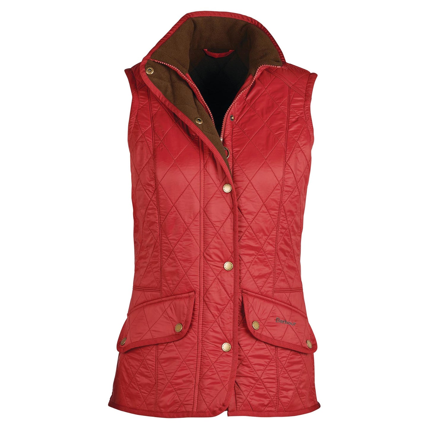 Barbour Cavalry Gilet Dark Red/Navy