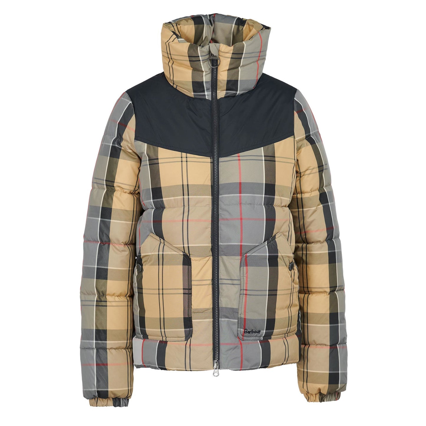 Barbour Bowsden Quilt Dress/Dark Navy