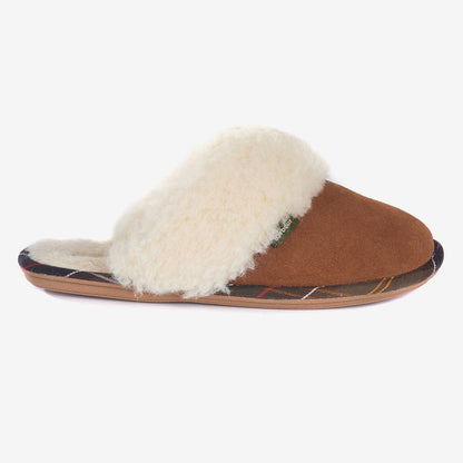 Barbour Lydia Camel Mule Slippers