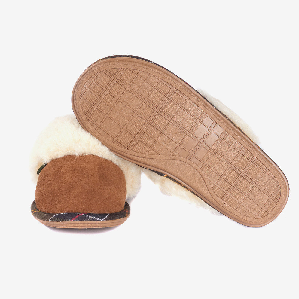 Barbour Lydia Camel Mule Slippers