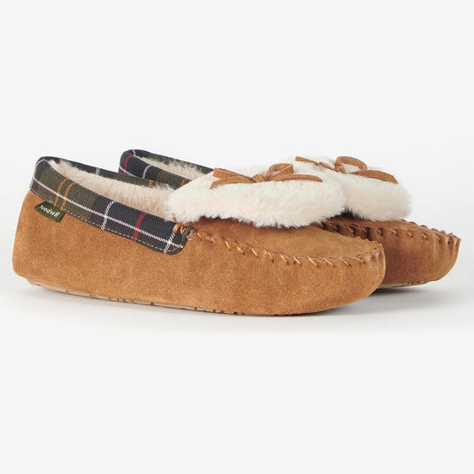 Barbour Darcie Tan Slippers