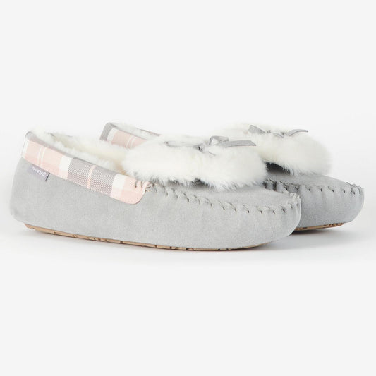 Barbour Ladies Darcie Grey Slippers