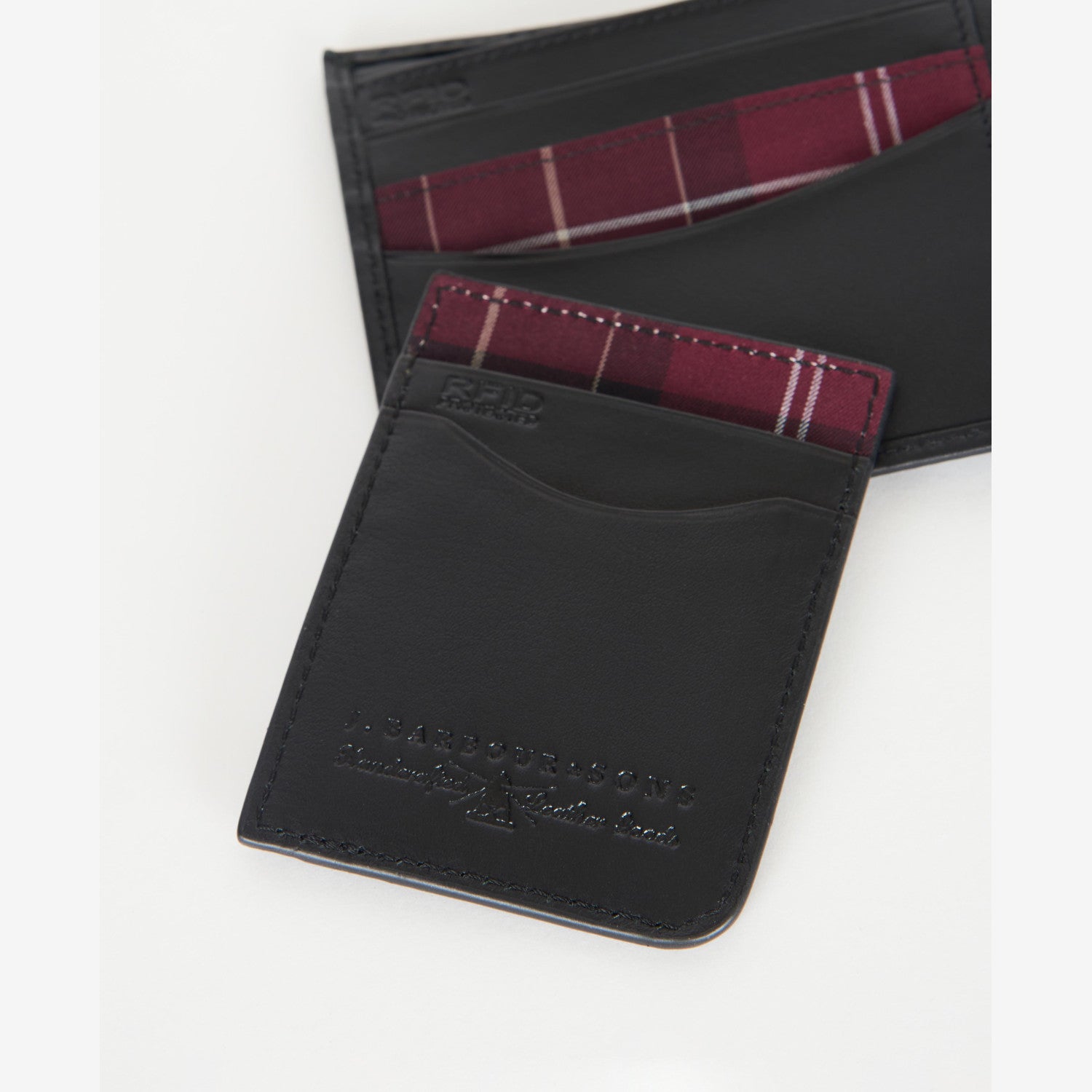 Barbour leather card on sale holder