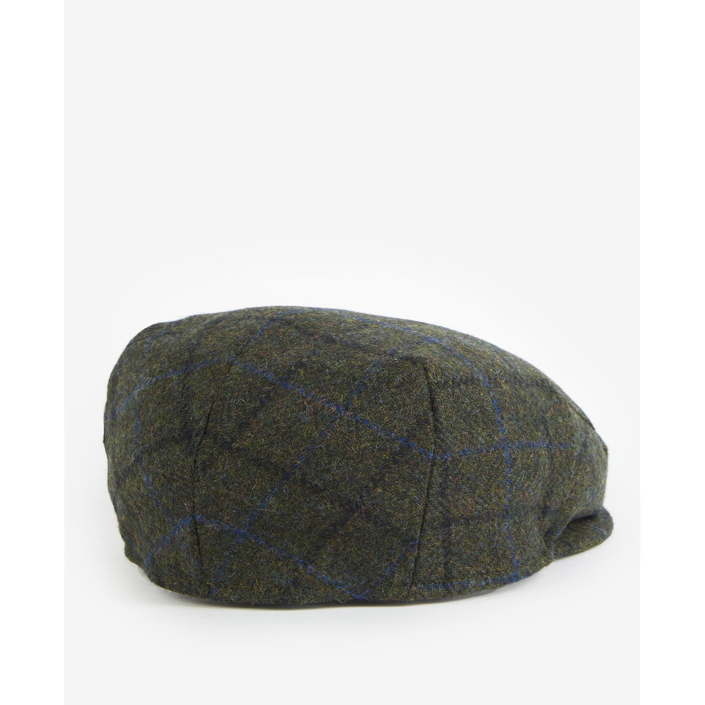 Barbour Crieff Flat Cap Fine Green Overcheck