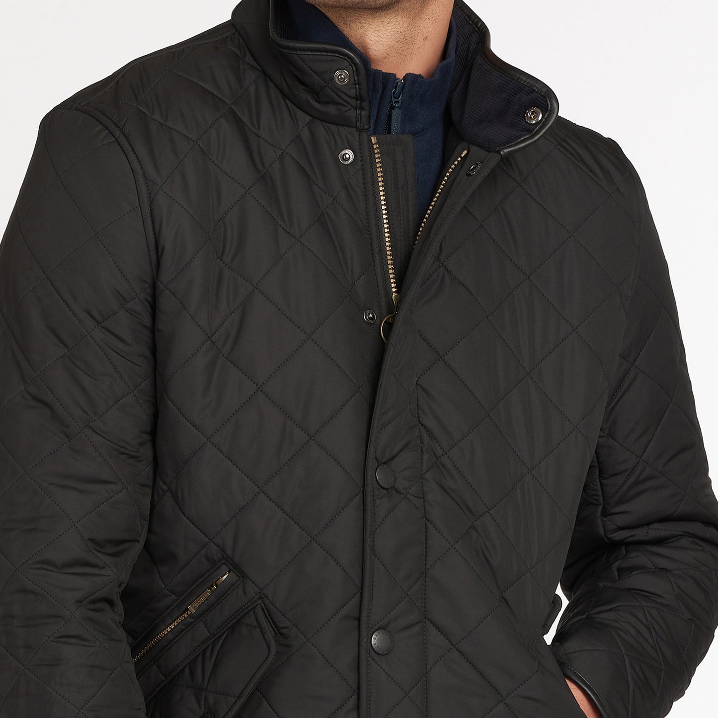Barbour Powell Black Quilted Jacket
