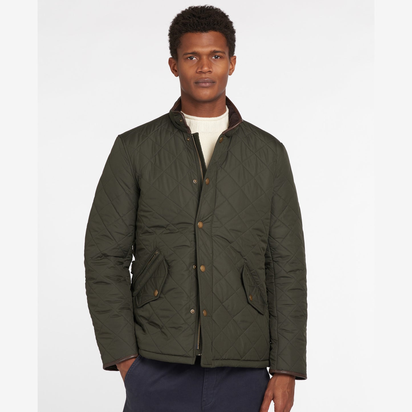 Barbour Powell Green Quilted Jacket