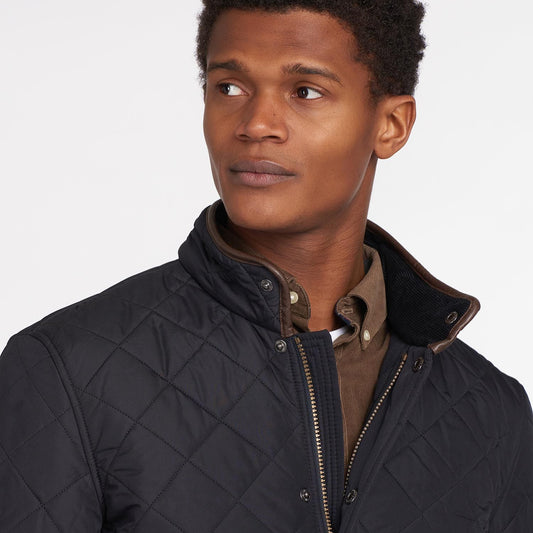 Barbour Powell Navy Quilted Jacket