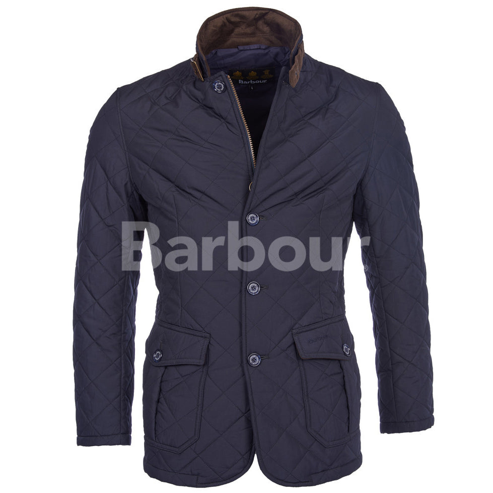 Barbour Lutz Navy Quilted Jacket