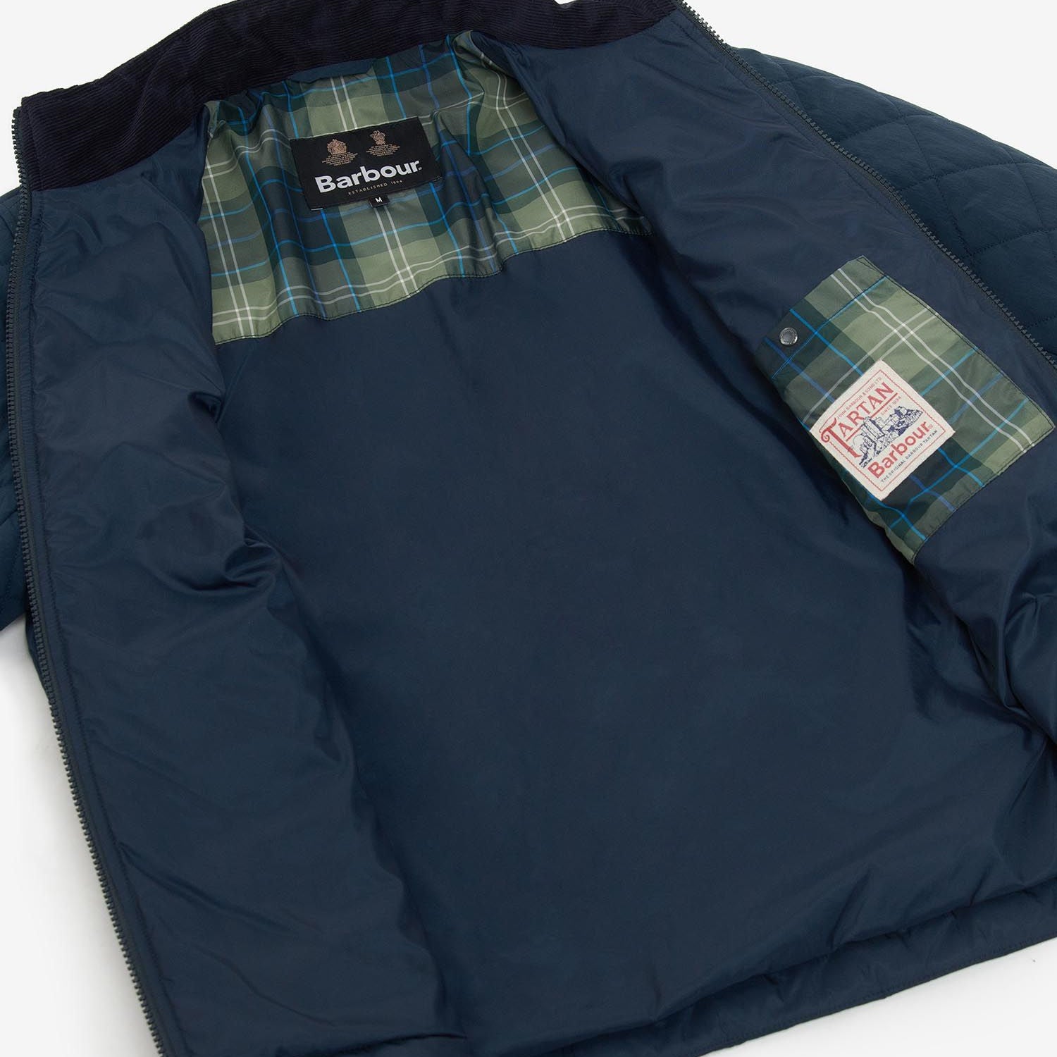 Barbour canterdale navy online