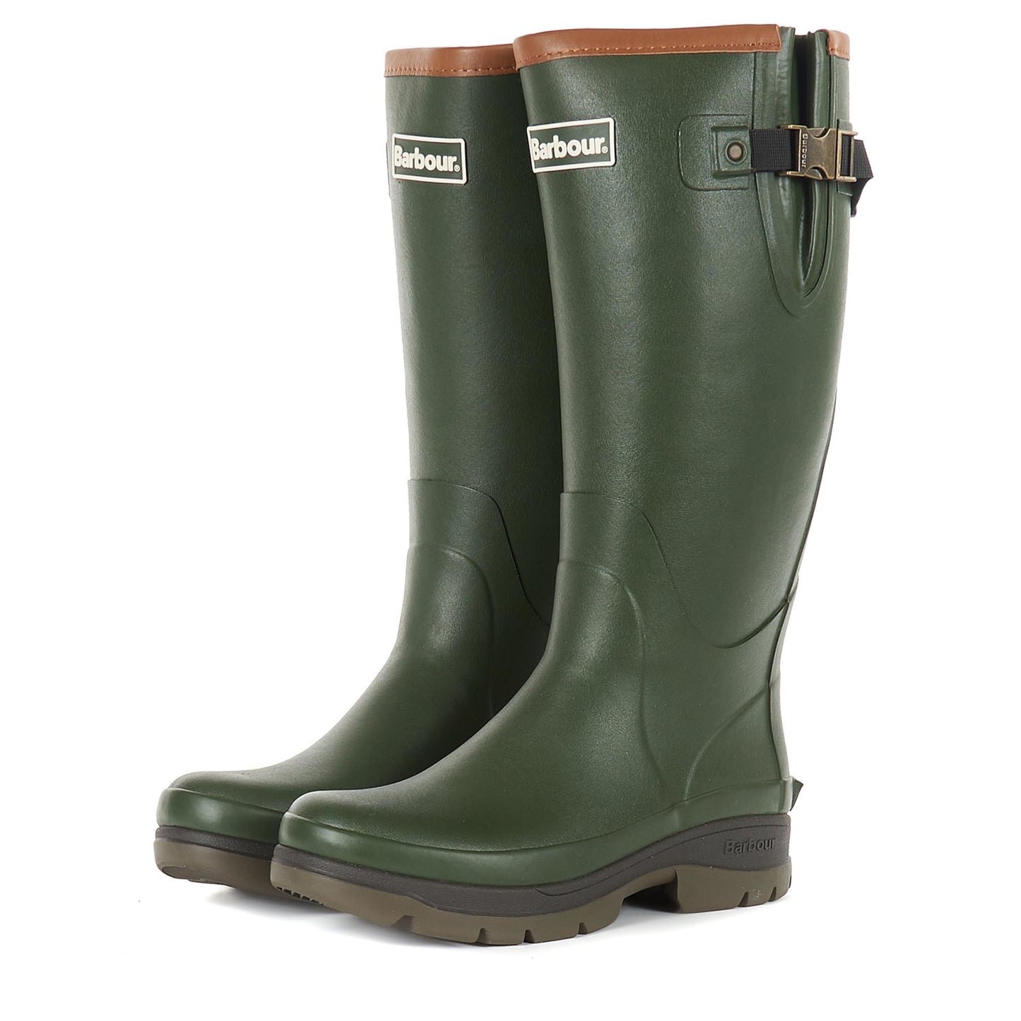 Barbour Tempest Olive Wellington Boots