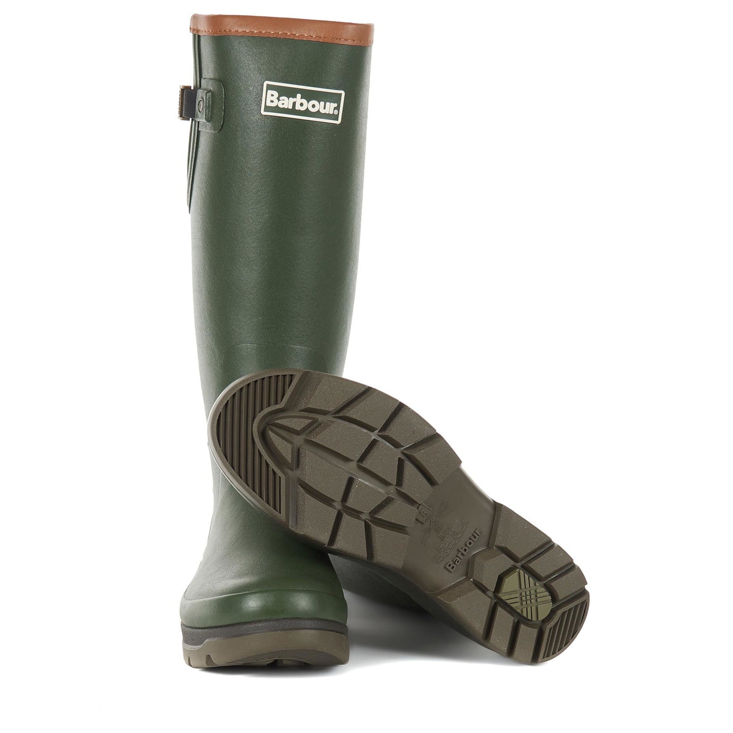 Barbour Tempest Olive Wellington Boots