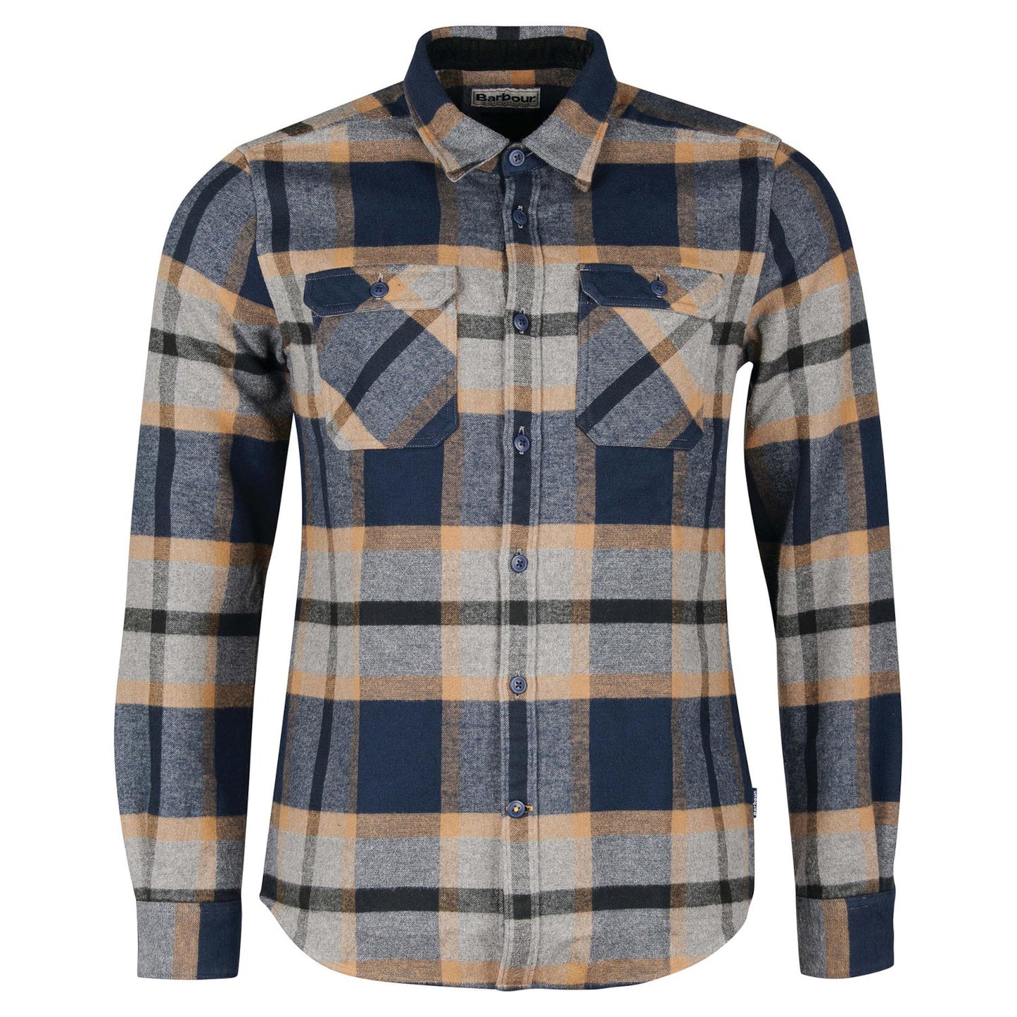 Barbour Rhobell Tailored Shirt Grey Marl