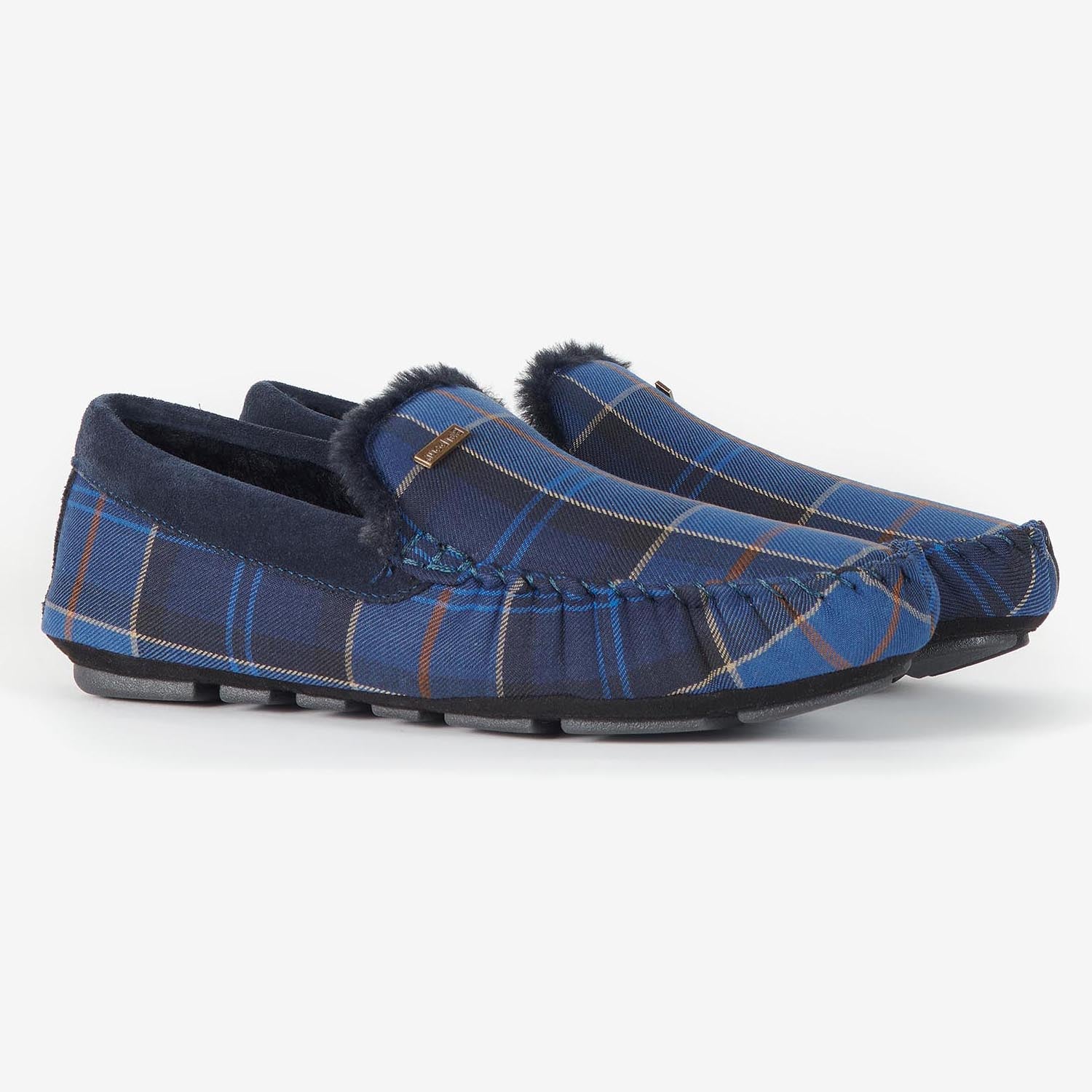 Barbour monty slippers blue new arrivals