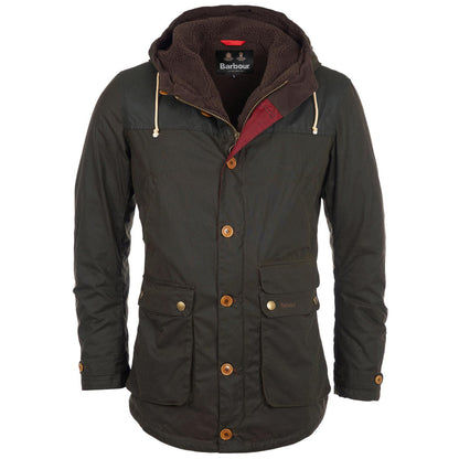 Barbour Game Parka Wax Olive