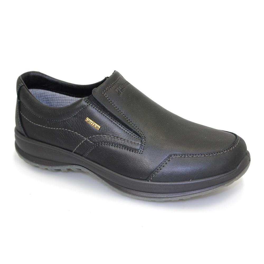 Grisport Melrose Black Active Slip On Casual Shoes