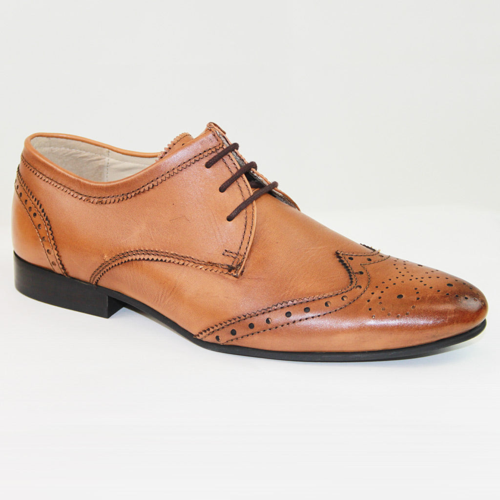 Roberto Gallio SH231 Tan Formal Shoes