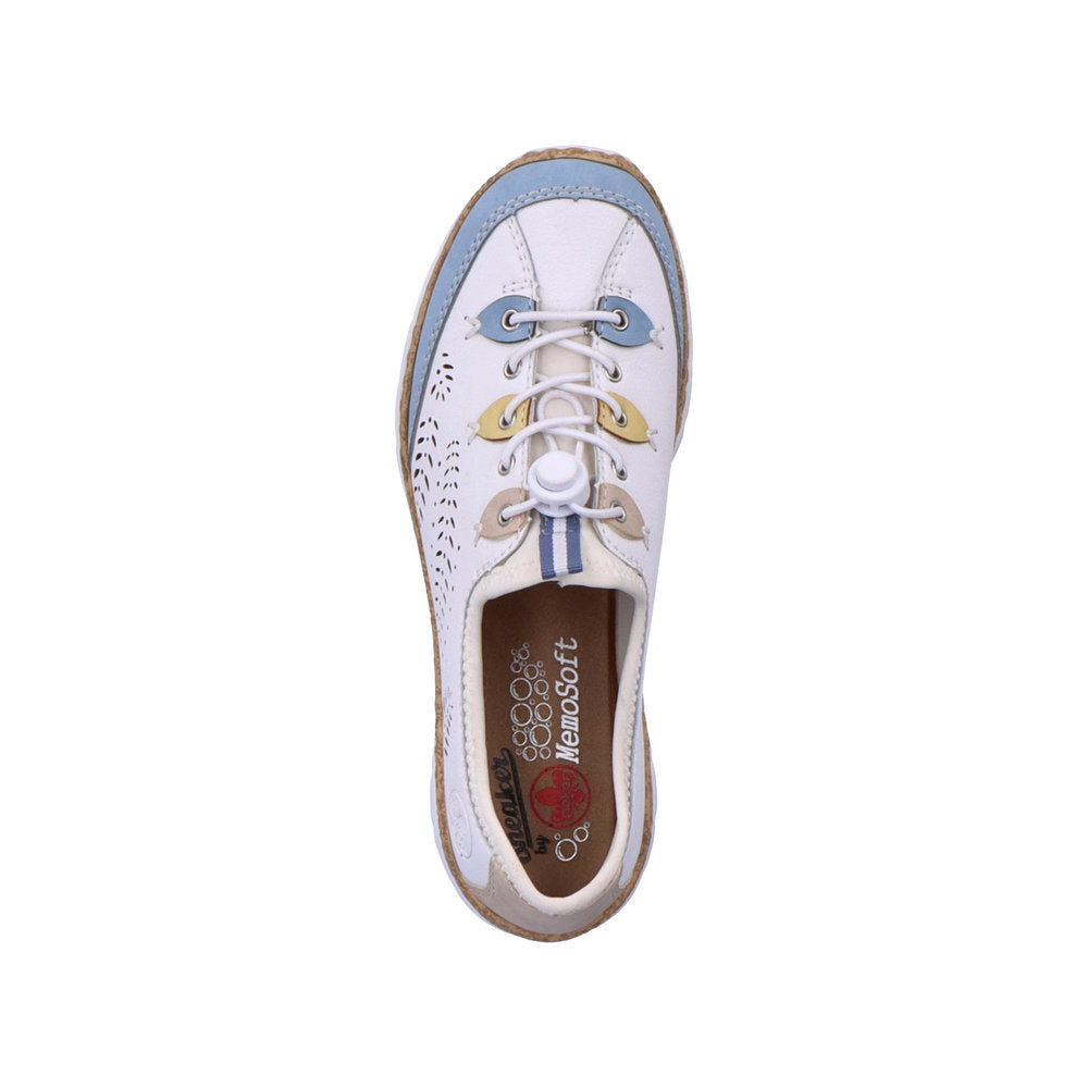 Rieker N4276-80 White Multi Casual Shoes