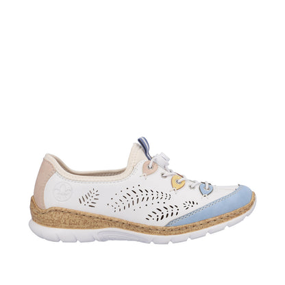 Rieker N4276-80 White Multi Casual Shoes