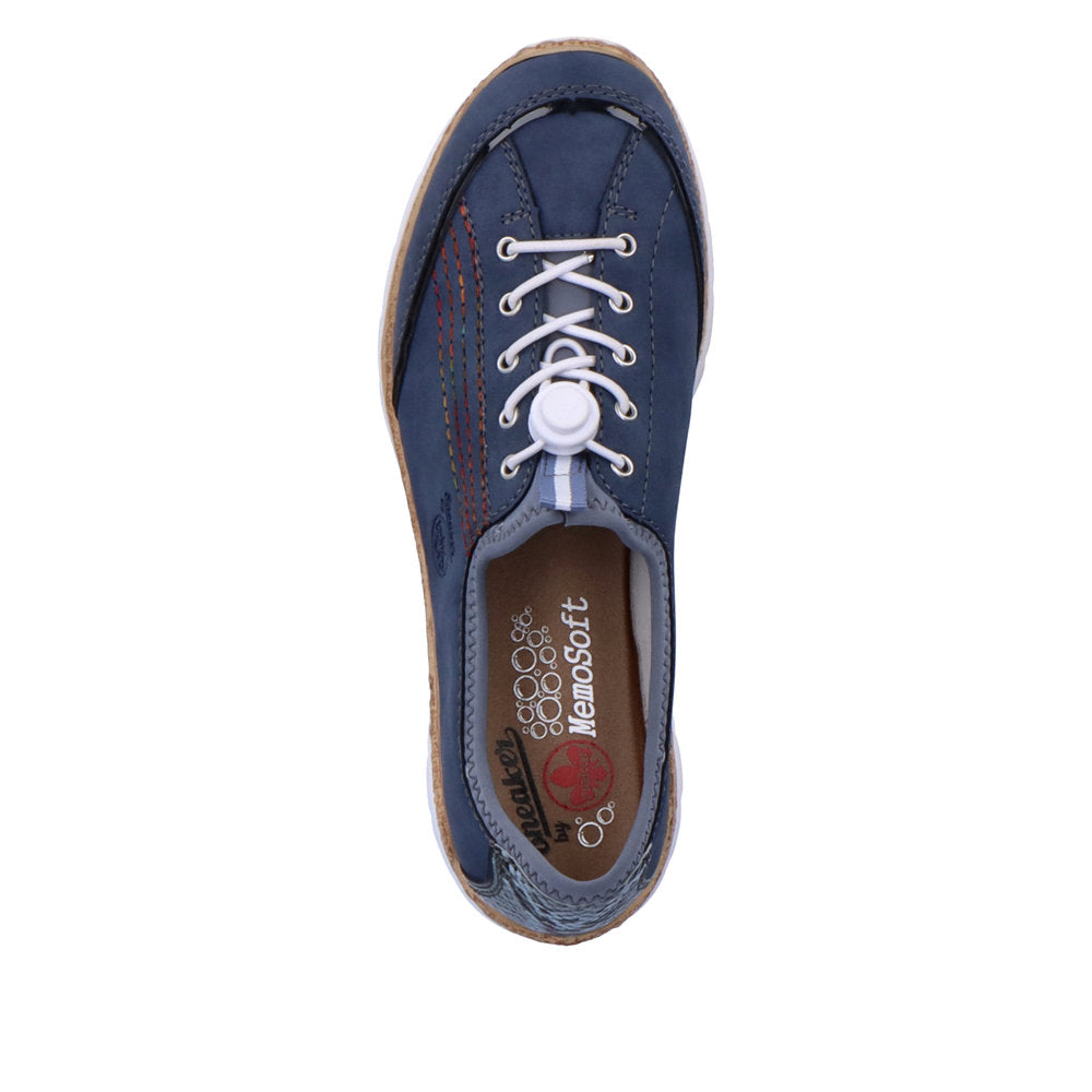 Rieker N42T0-14 Blue Casual Shoes