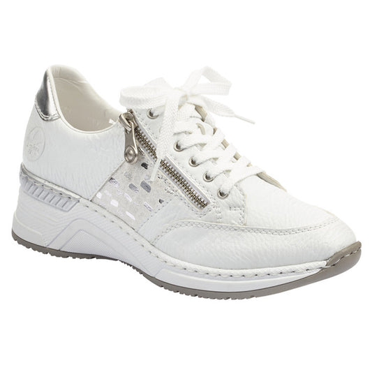 Rieker N4322-80 White Trainers