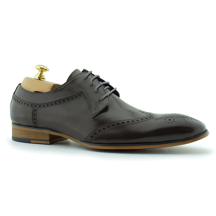 Paolo Vandini Nyland Grey Formal Shoes
