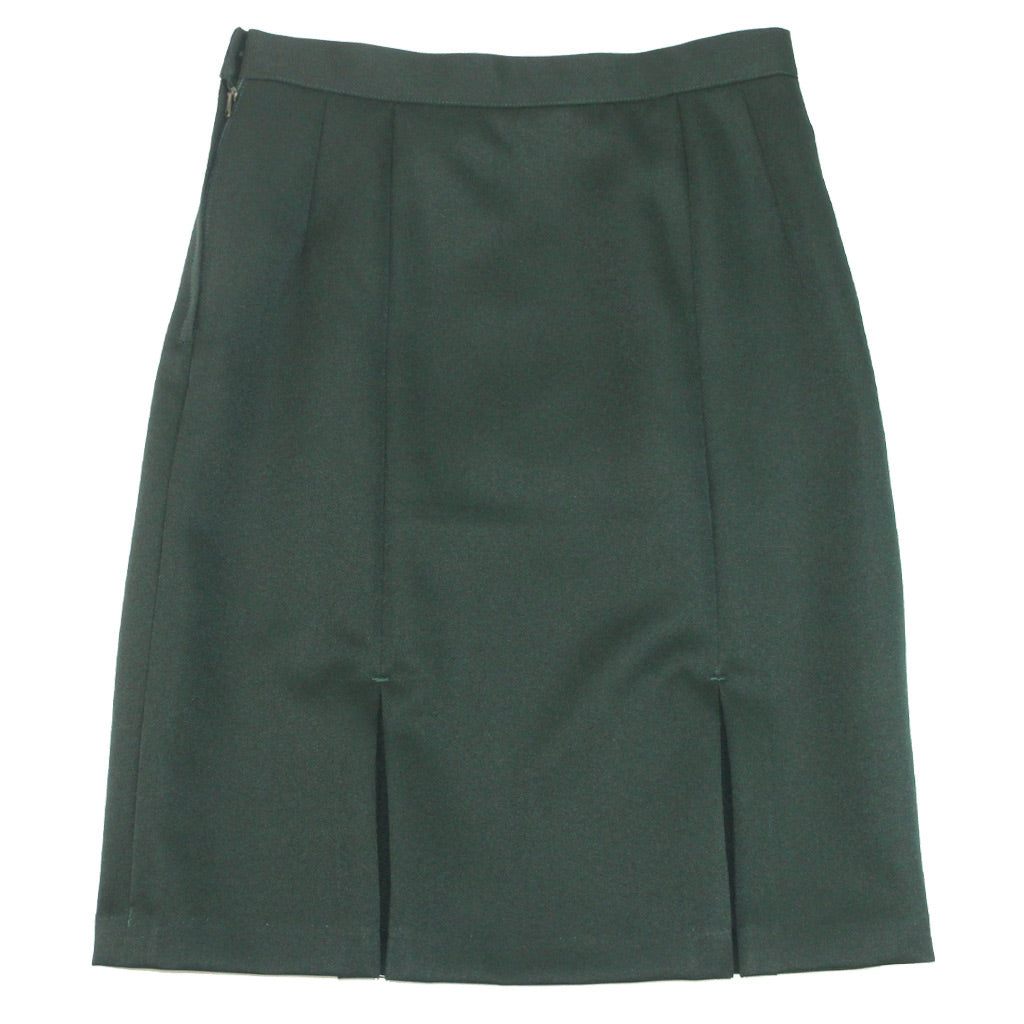 Wallace Green Kickpleat Skirt