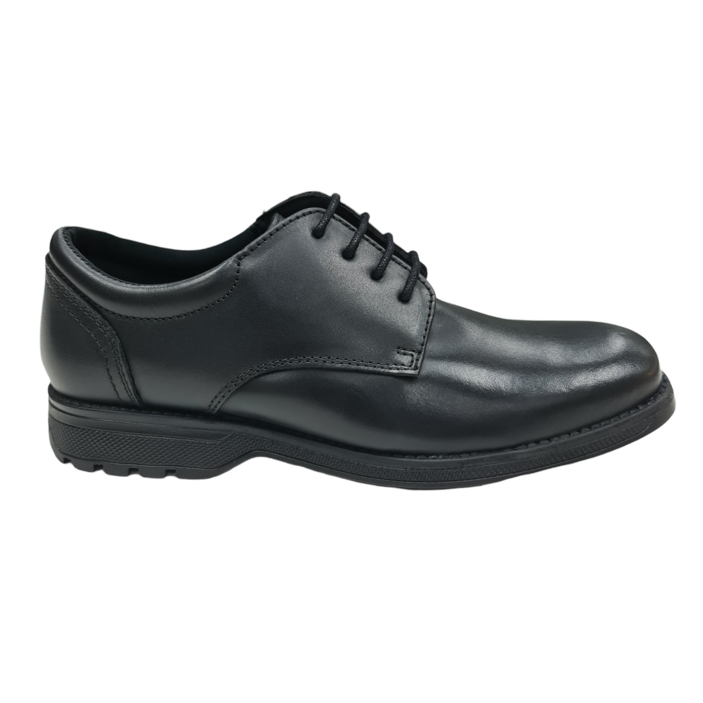 Boys Term Clerk Tyson Black School Shoes