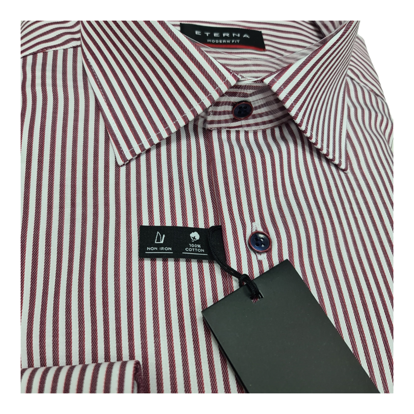 Eterna 4085/X18P 58 Red Modern Fit Dress Shirt