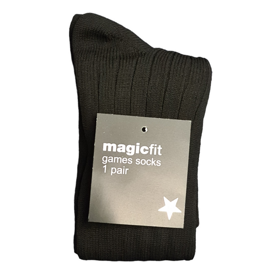 Magicfit Black Game Socks