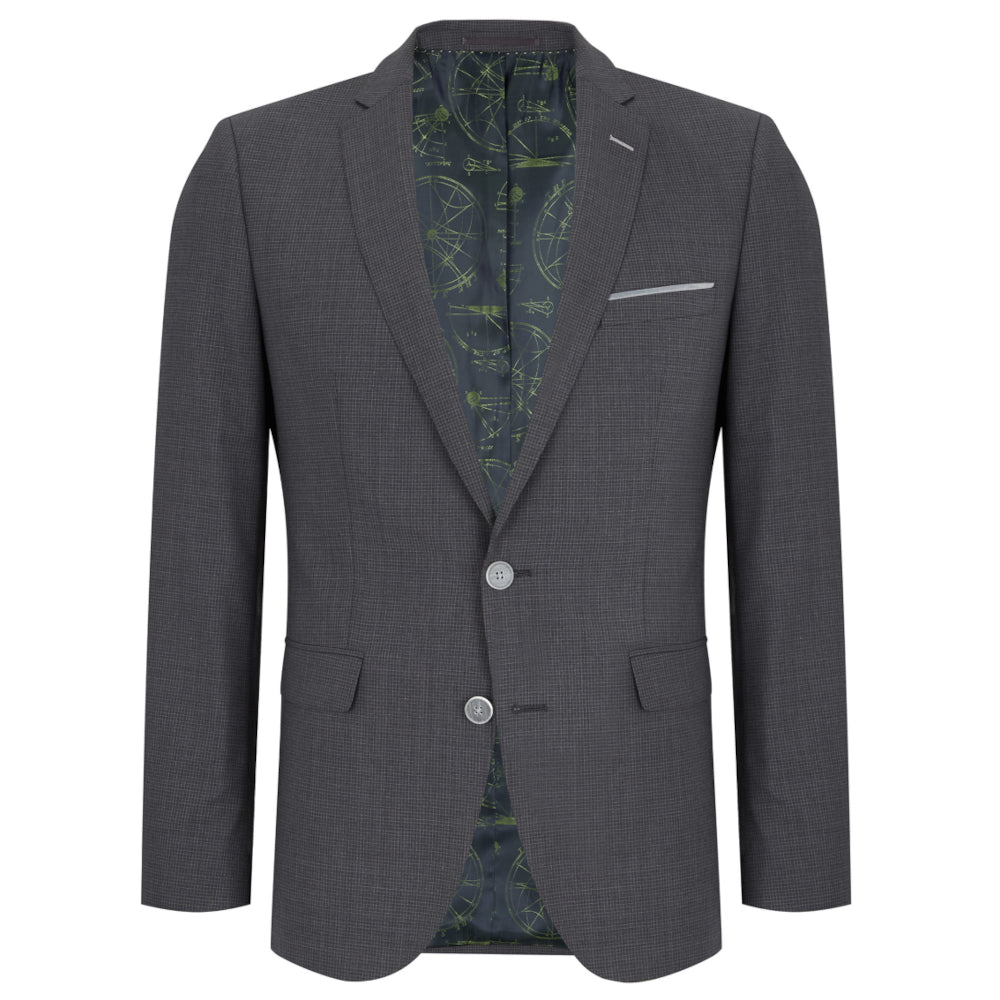 Remus Uomo 40988 07 Grey Slim Suit Jacket